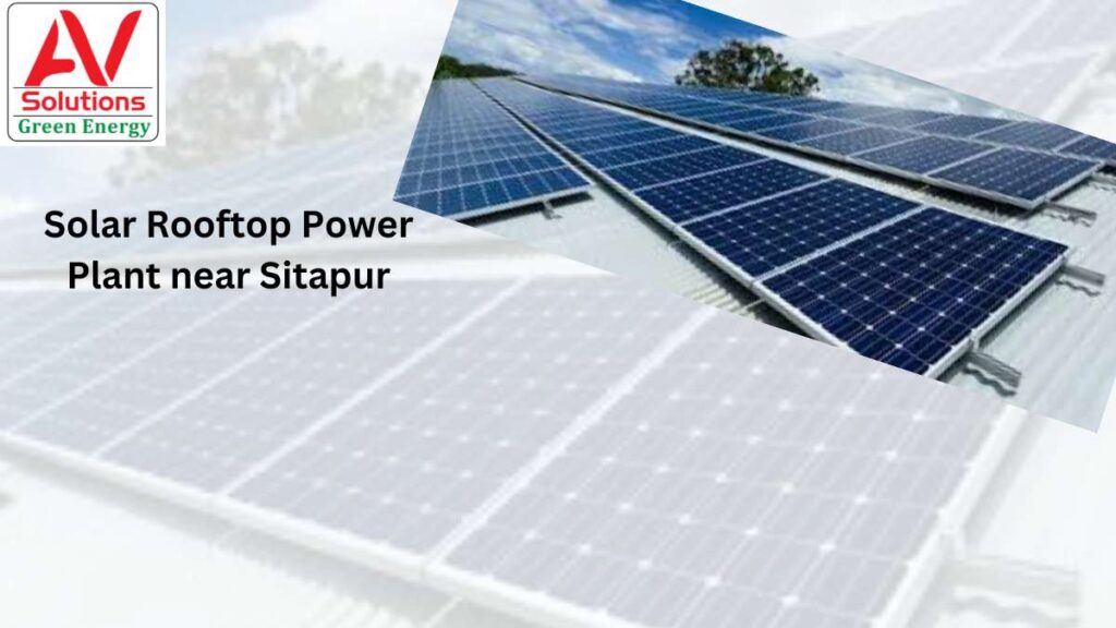 Solar Rooftop Power Plant near Sitapur